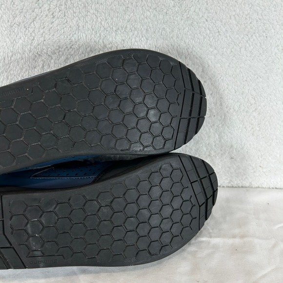 Shimano SH-GR500M GR5 Gravity Flat Pedal Mountain Bike Shoes Navy Blue Mens 43 9 - Picture 9 of 16